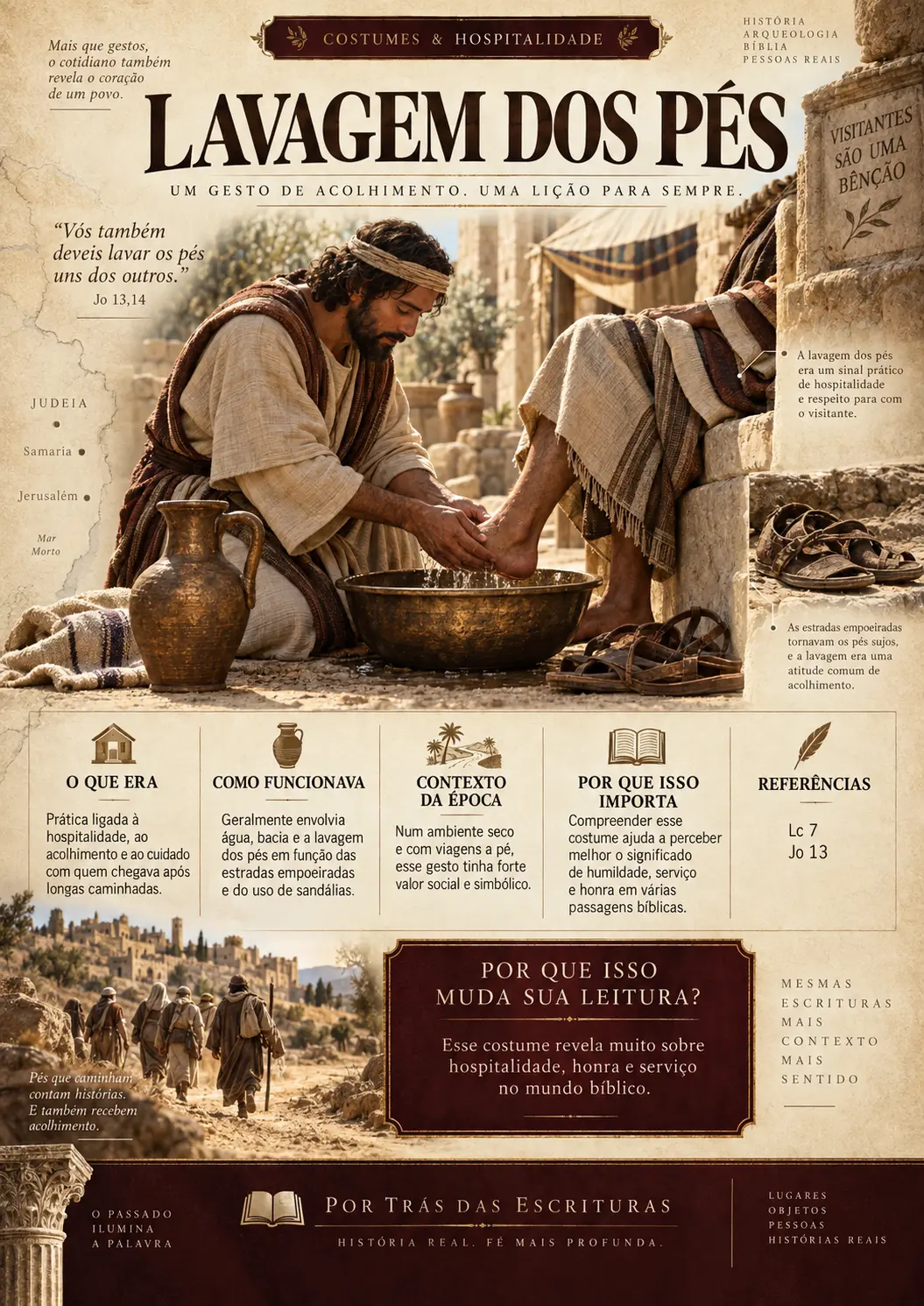 Ficha visual: Lavagem dos Pés