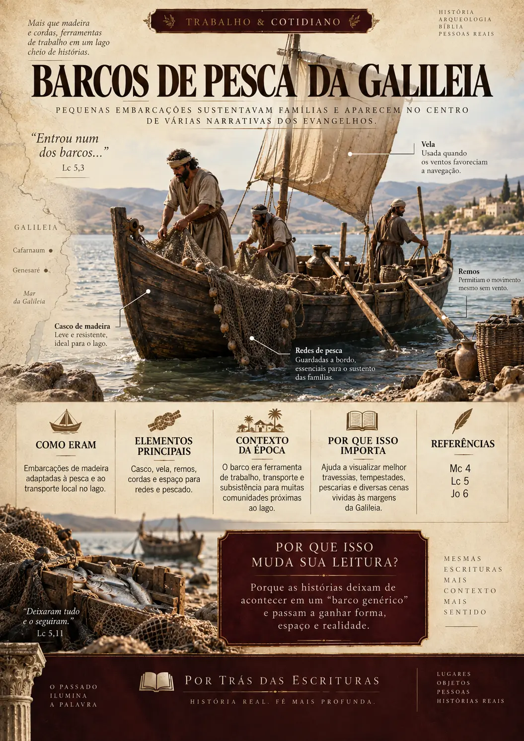 Ficha visual: Barcos de Pesca da Galileia