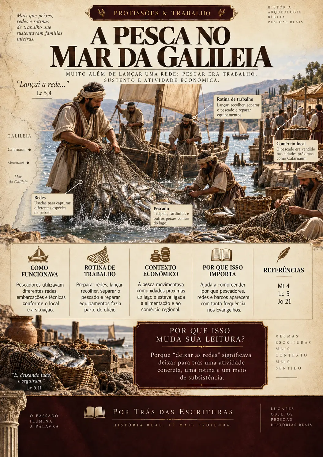 A pesca no Mar da Galileia
