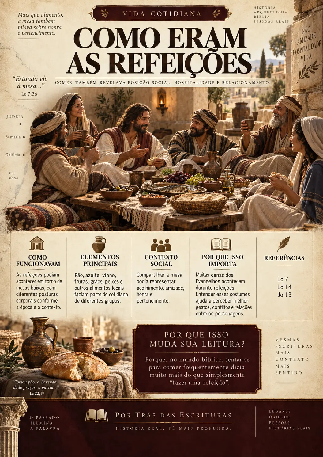 Ficha visual: Como Eram as Refeições